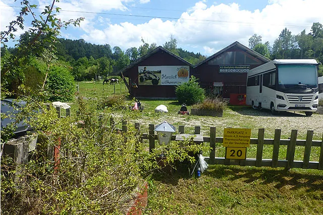 Kleincamping in Straß im Attergau / Salzkammergut
